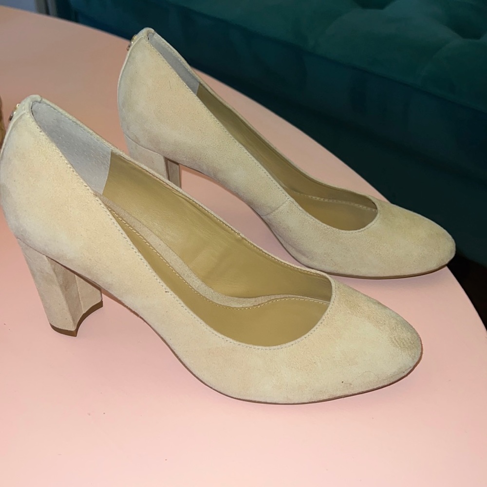 Ralph Lauren beige heels